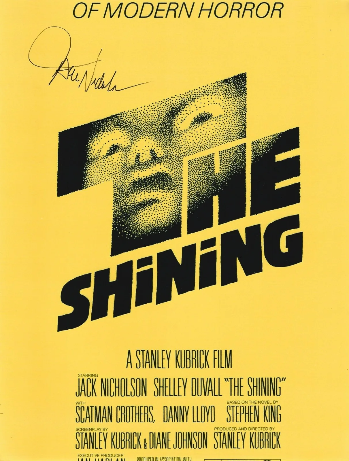 Jack Nicholson — Jack Nicholson Autographed The Shining 8.5x11 Photo Matted and Framed to 11x14, изображение 2