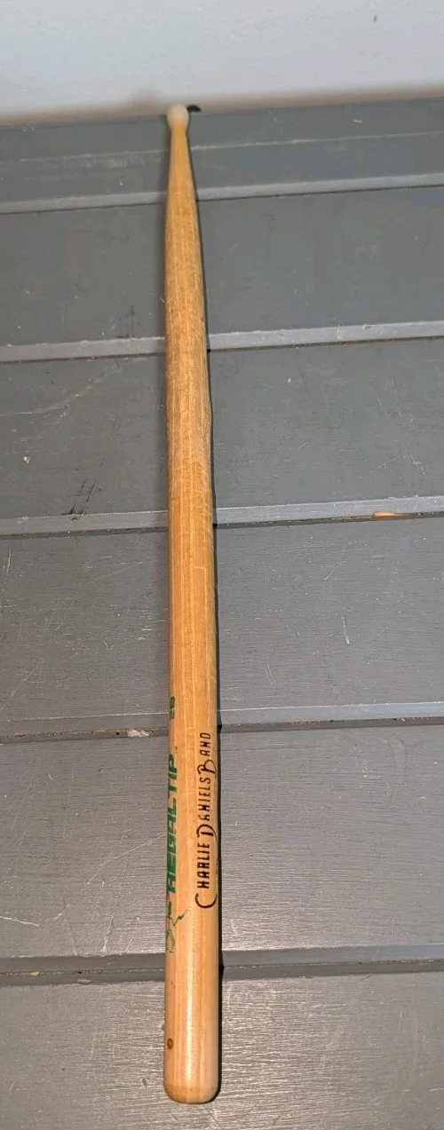 Vintage Jack Gavin Stage Used Drumstick - Charlie Daniels Band - Regal Tip, изображение 5