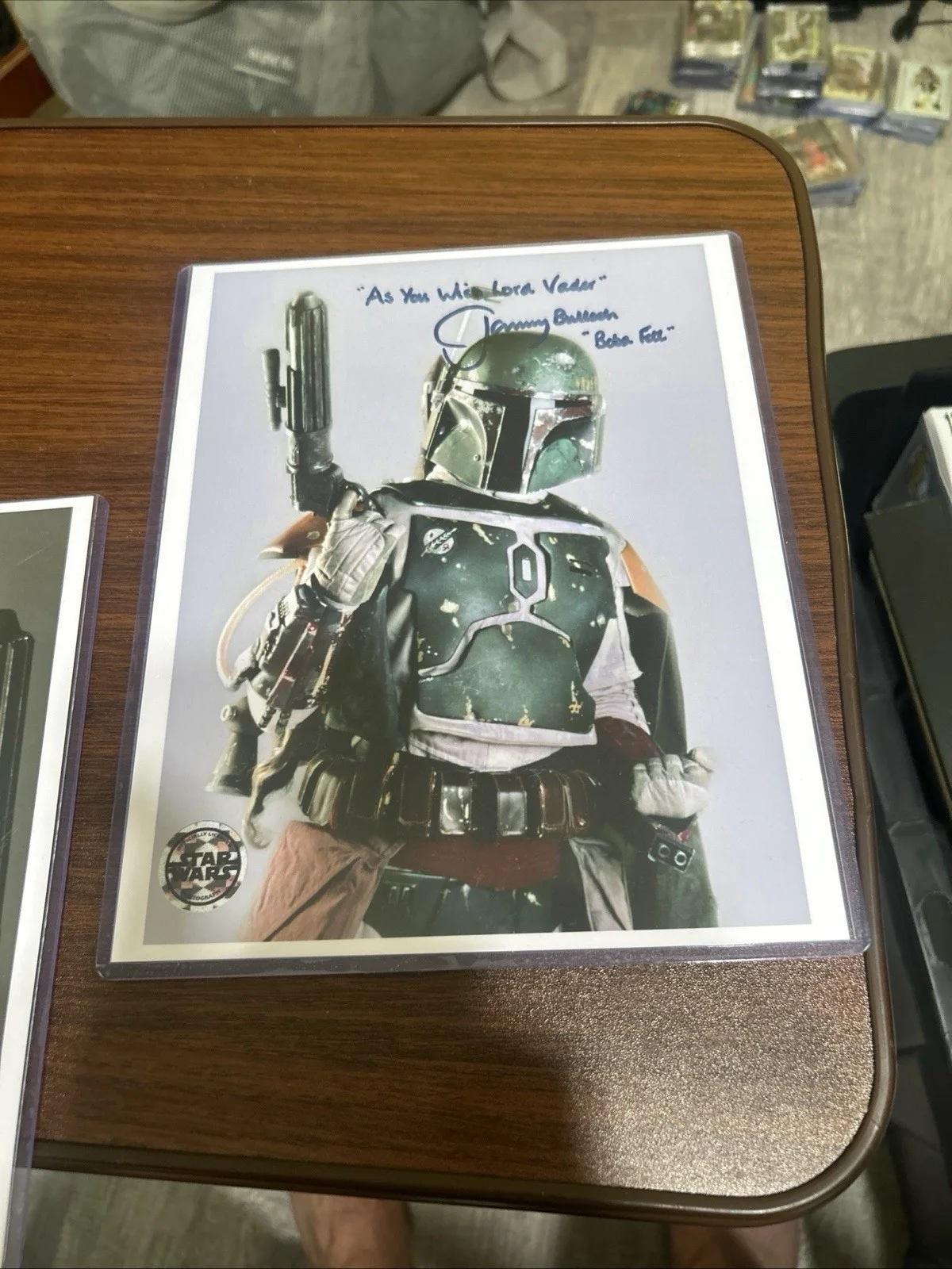 Jeremy Bullock — Jeremy Bullock - Boba Fett , Star Wars movies, color 8 x10 RP