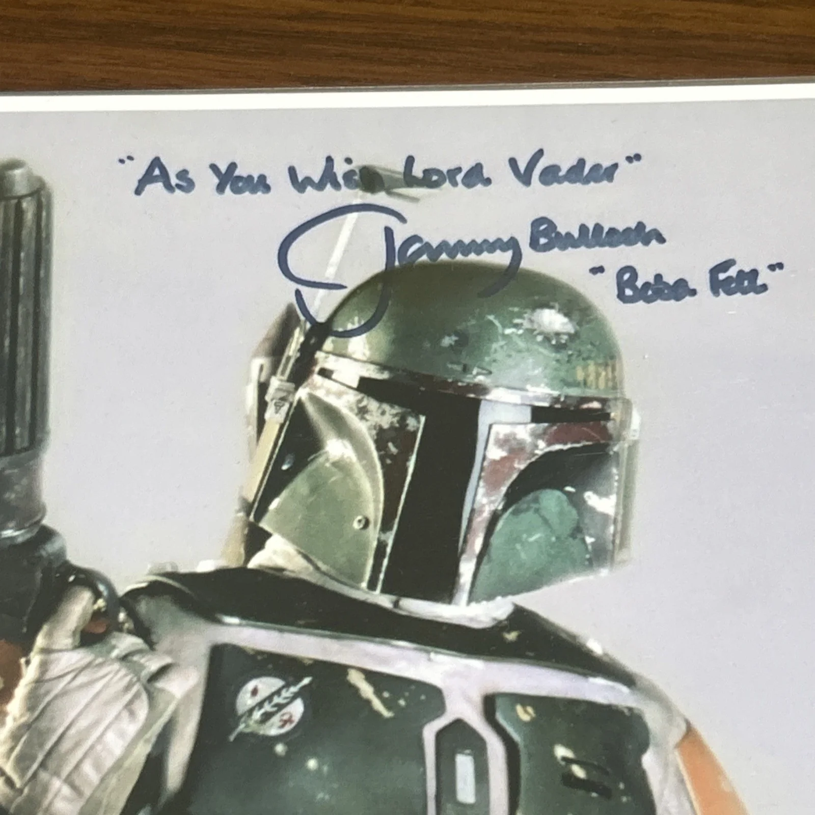 Jeremy Bullock — Jeremy Bullock - Boba Fett , Star Wars movies, color 8 x10 RP, изображение 2