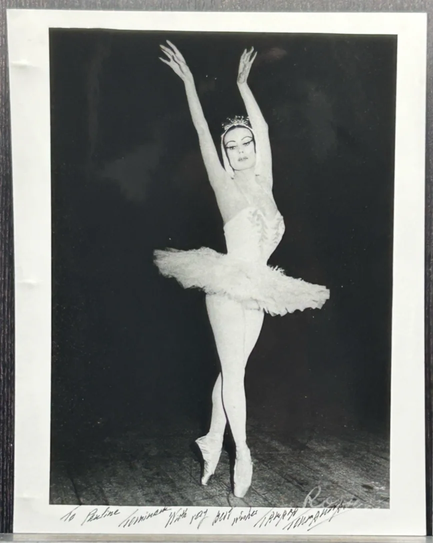 Tamara Toumanova — TAMARA TOUMANOVA SIGNED PHOTO Original Autograph JSA COA Prima Ballerina Actress