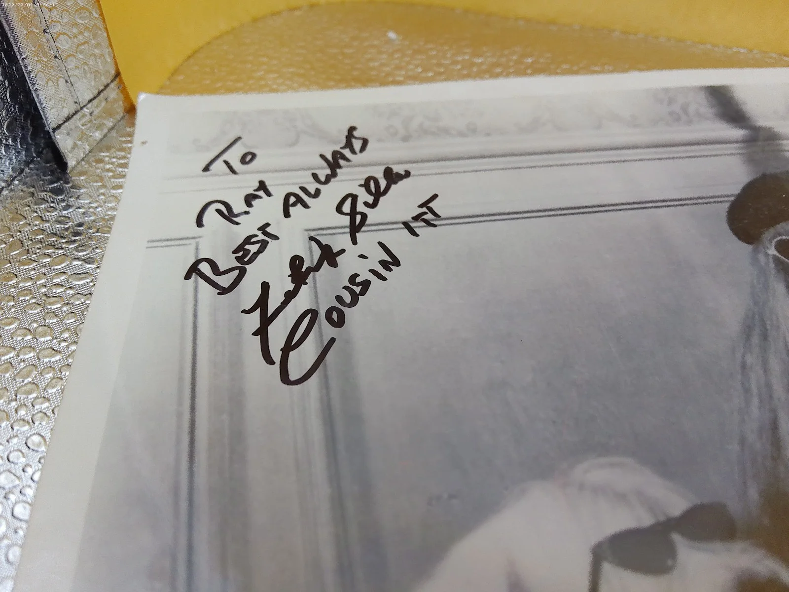 Felix Silla Addams Family Cousin Itt Battlestar Galactica Twiki signed photo, изображение 2