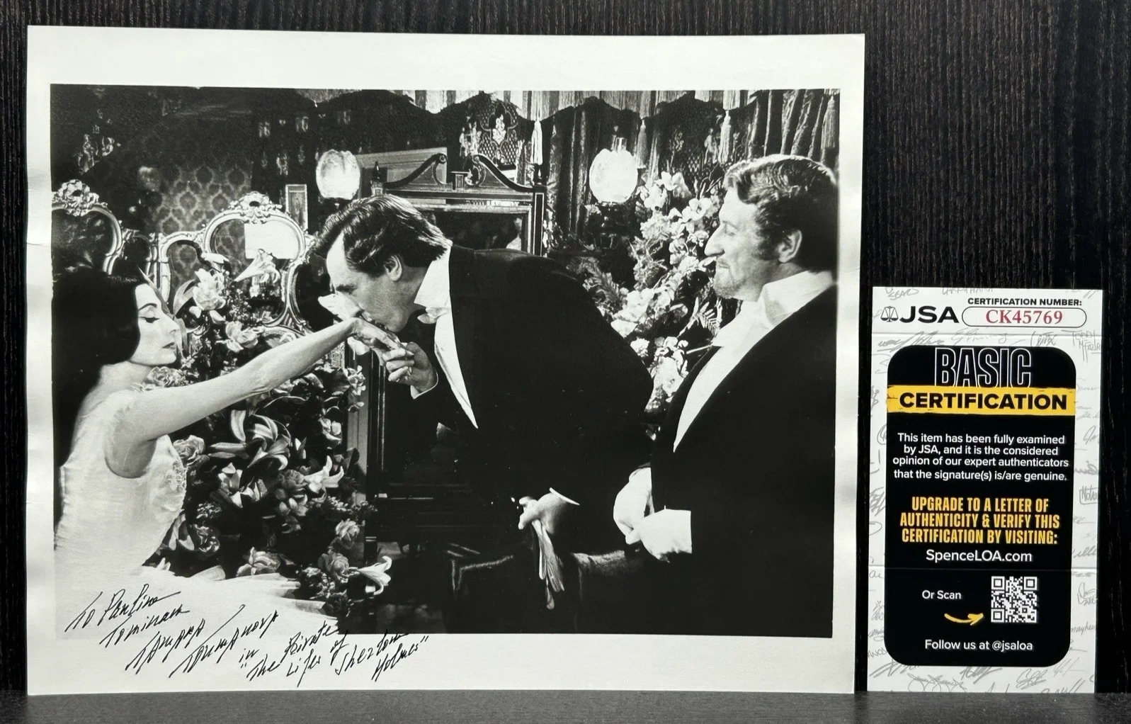 Tamara Toumanova — TAMARA TOUMANOVA HAND SIGNED 8x10 DOUBLE-WEIGHT PHOTO Original Autograph JSA COA, изображение 2