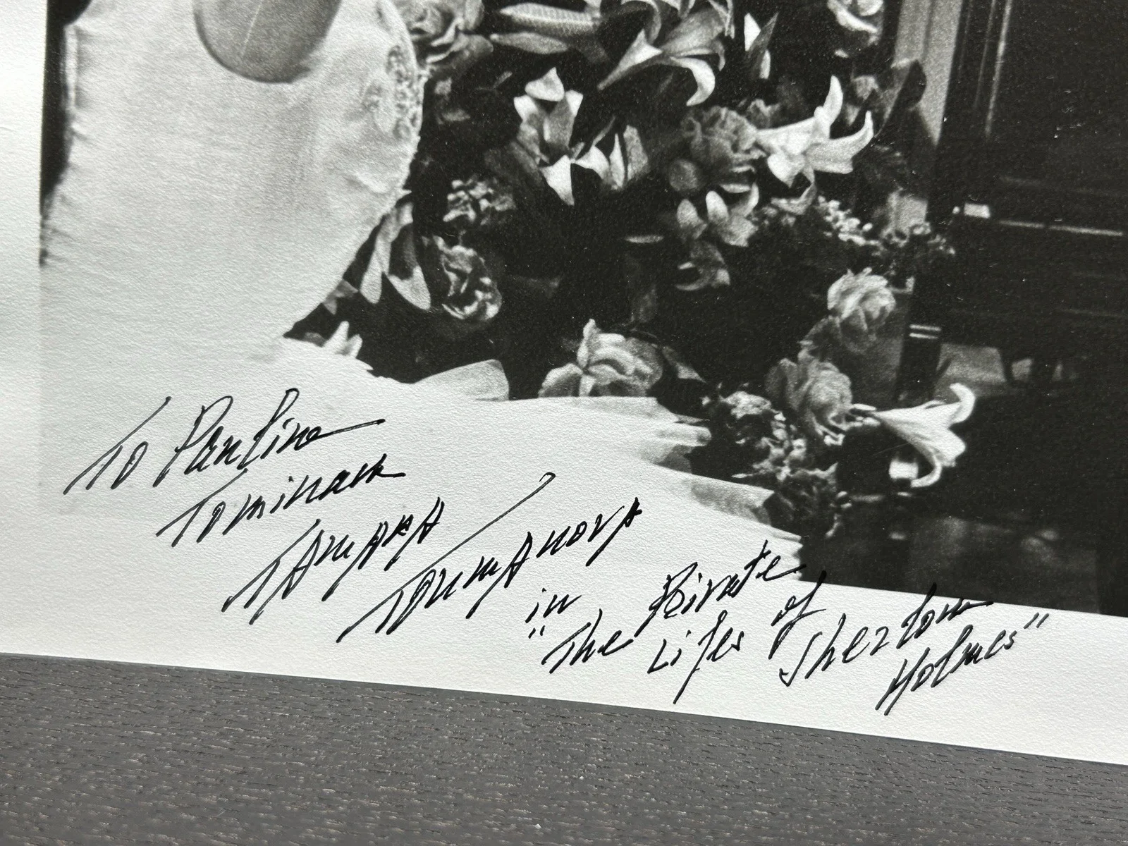 Tamara Toumanova — TAMARA TOUMANOVA HAND SIGNED 8x10 DOUBLE-WEIGHT PHOTO Original Autograph JSA COA, изображение 3