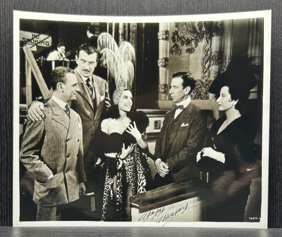 Tamara Toumanova — TAMARA TOUMANOVA SIGNED VINTAGE PHOTO Original Autograph JSA Deep in my Heart
