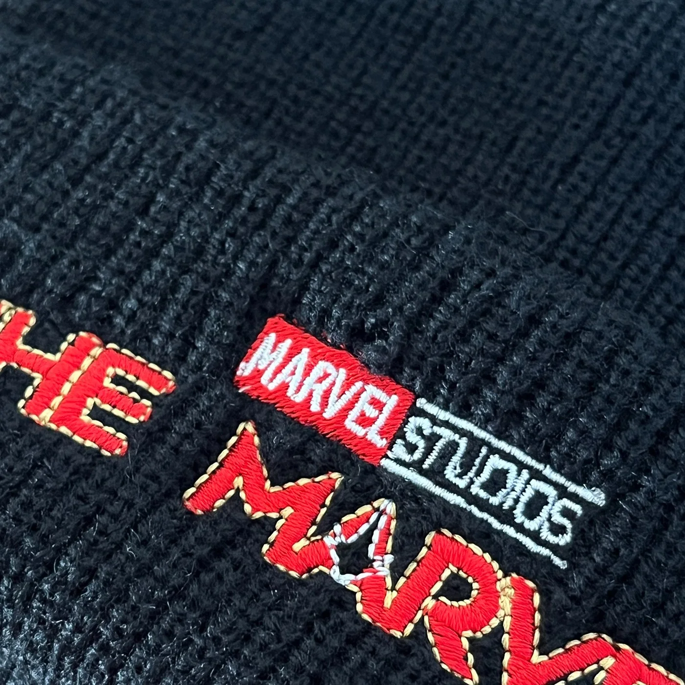 THE MARVELS Movie Cast & Crew Beanie Hat Film Production Gift Marvel Studios OS, изображение 4