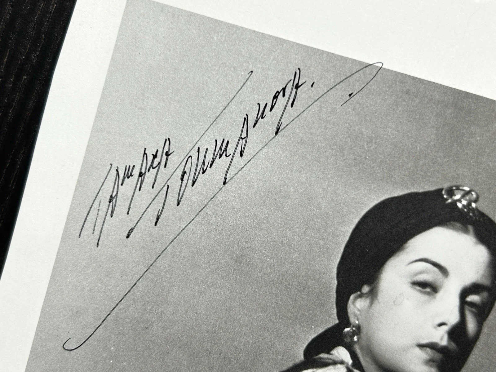 Tamara Toumanova — TAMARA TOUMANOVA SIGNED MAGAZINE PAGE & PHOTO Original Ballerina Autographs JSA, изображение 3