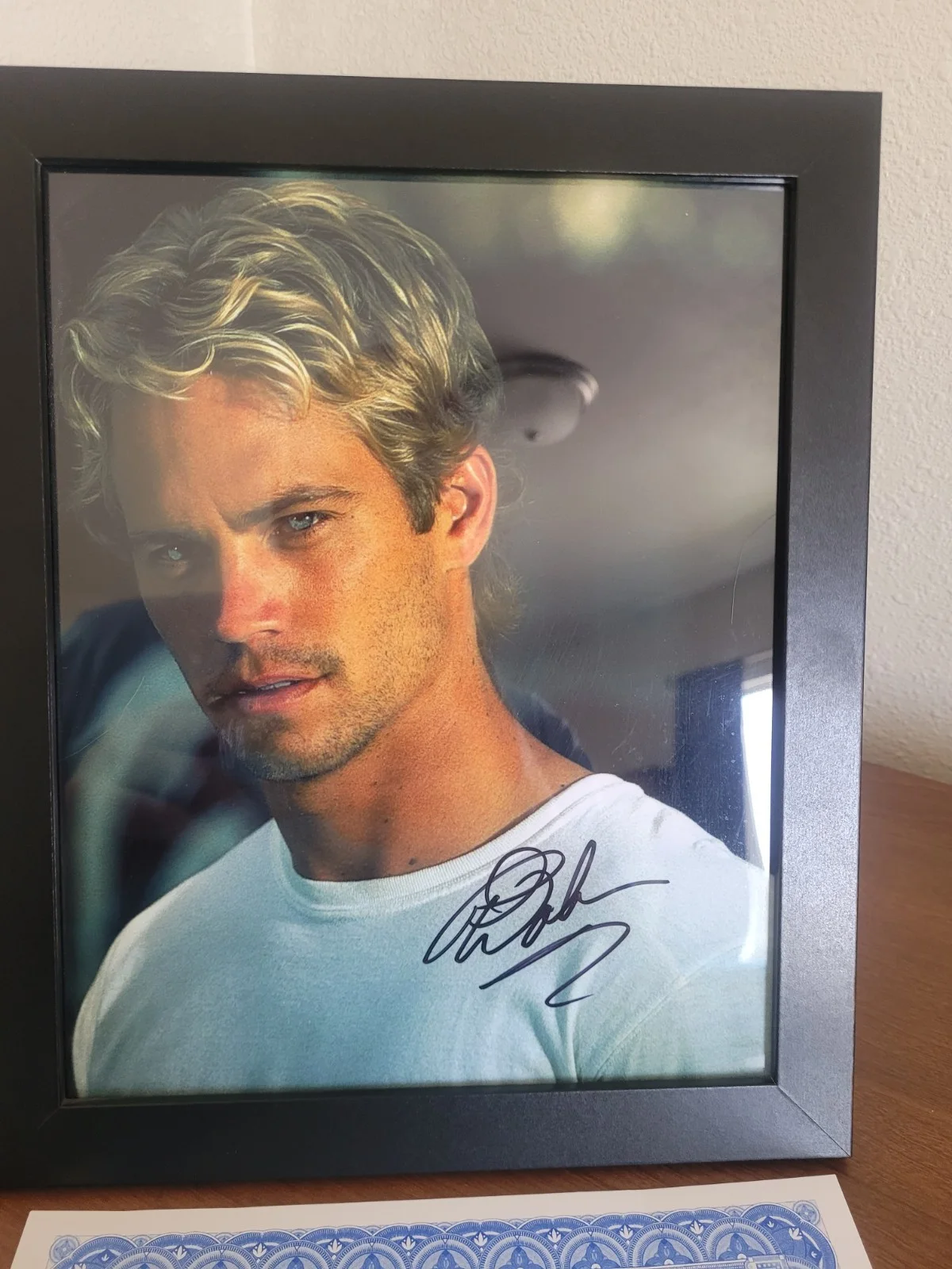 Paul Walker Autograph w/COA, image 5