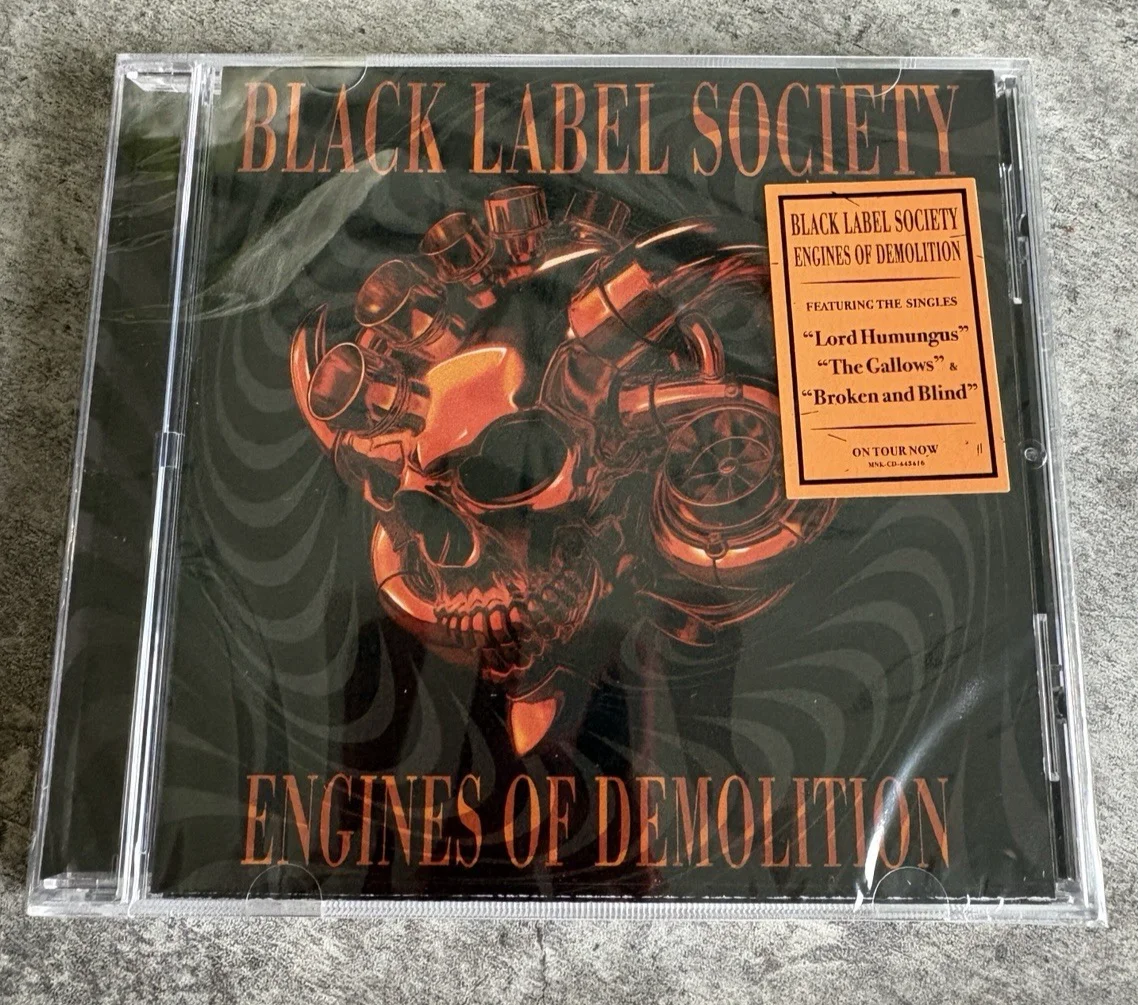 Black Label Society Engines Of Demolition CD Zakk Wylde W/Signed Insert Poster, изображение 3