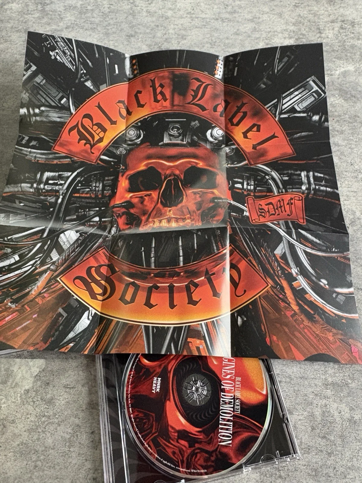 Black Label Society Engines Of Demolition CD Zakk Wylde W/Signed Insert Poster, изображение 4