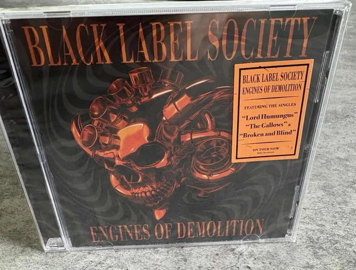 Black Label Society Engines Of Demolition CD Zakk Wylde W/Signed Insert Poster, изображение 5