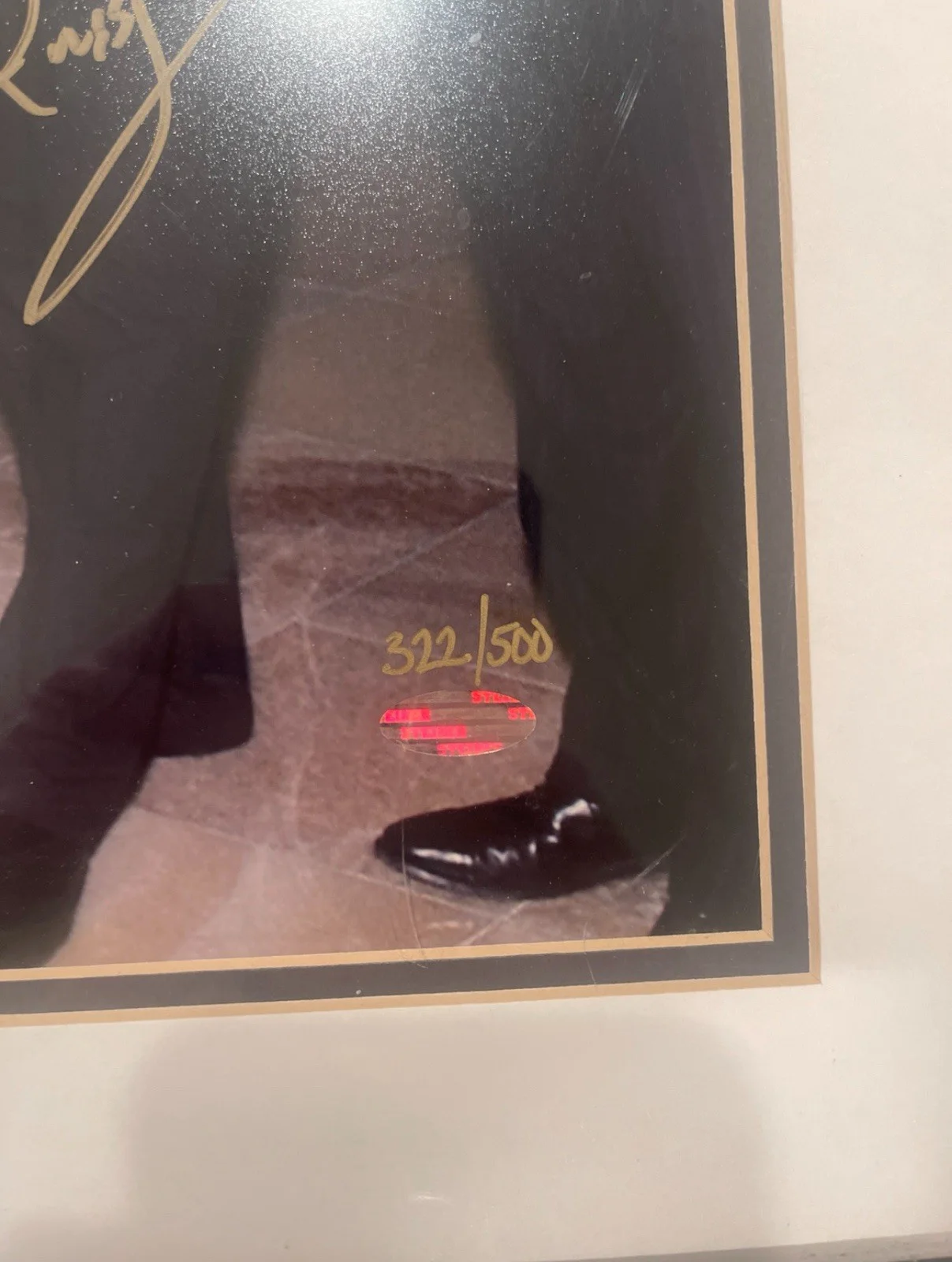 MULTI SIGNED (8) The Sopranos CAST 16x20 FRAMED Gandolfini White 322/500, image 3