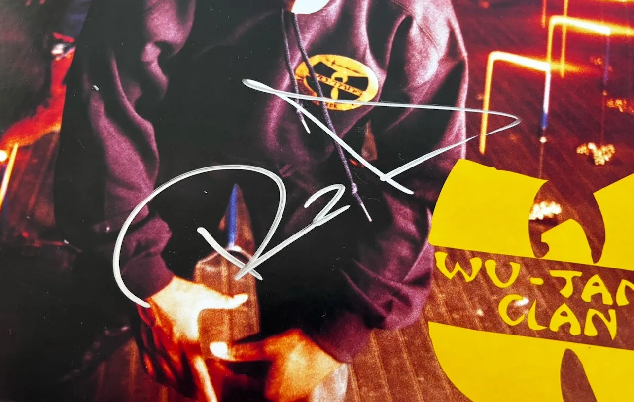 RZA signed Vinyl Album Enter The Wu-Tang 36 Chambers, image 2