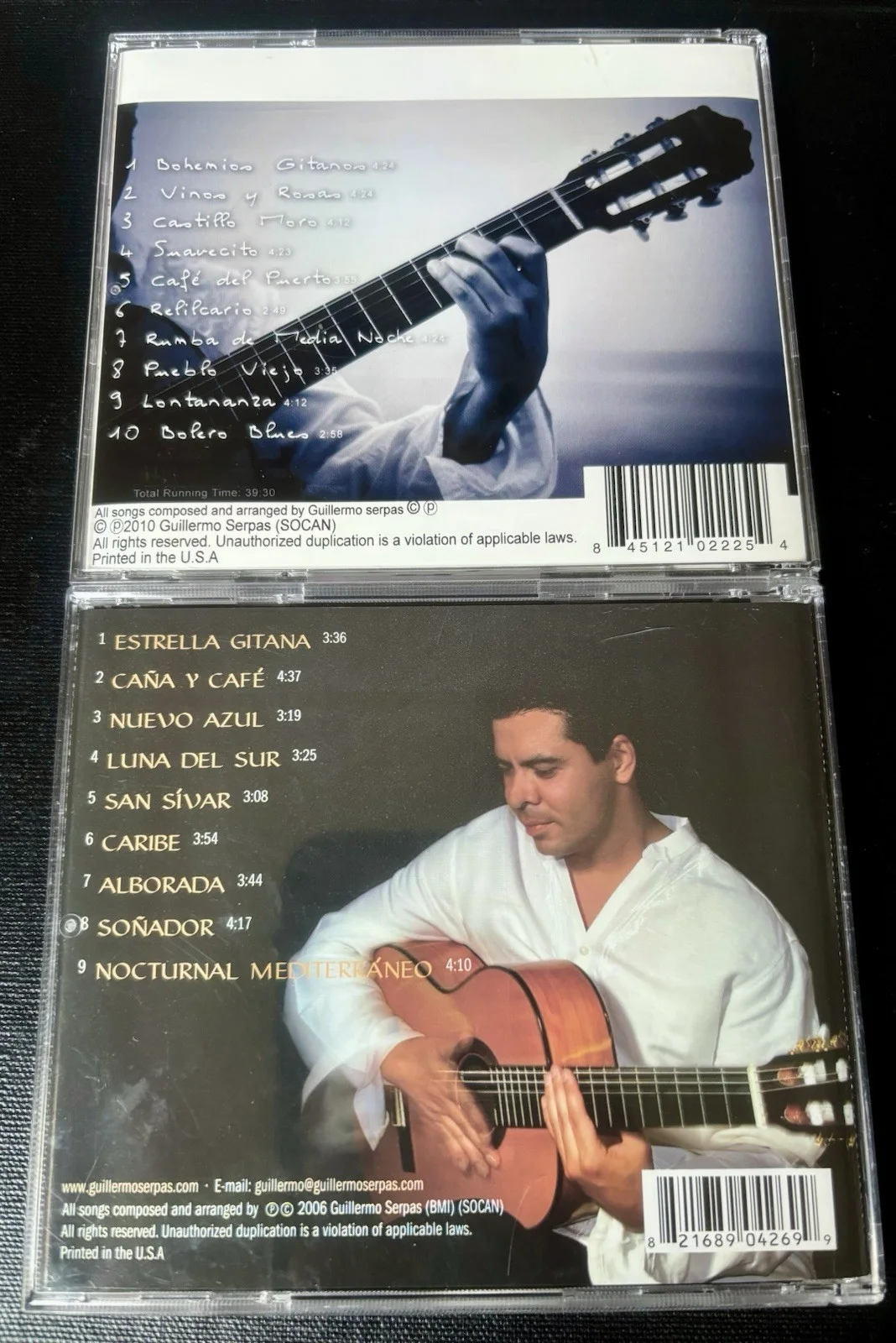Guillermo Serpas Autographed CDs Guitarra Bohemia Mi Sol y Mi Luna, изображение 5