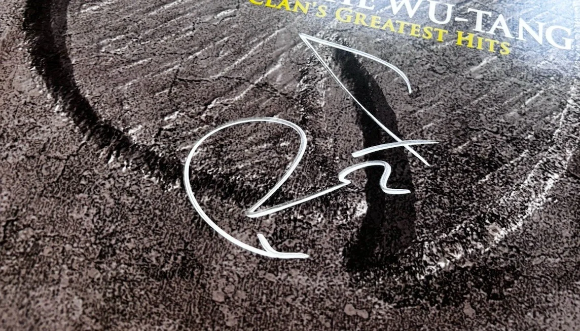RZA signed Vinyl Album Wu-Tang Clan Greatest Hits, image 2