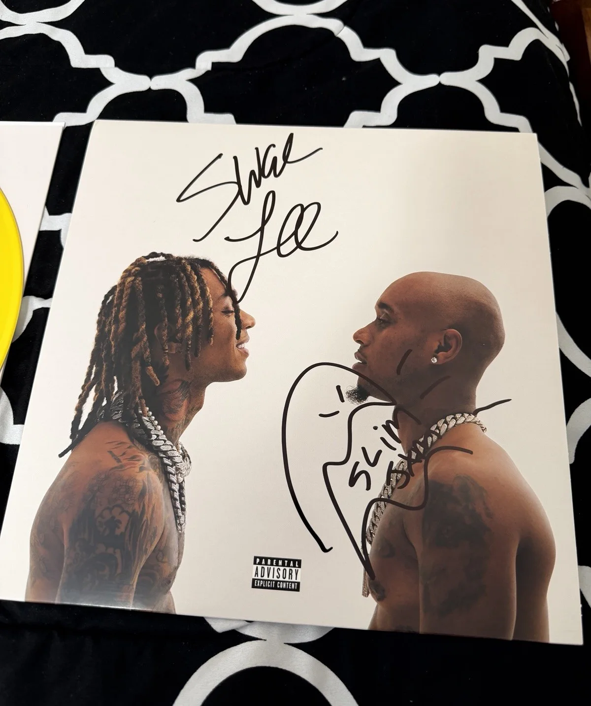 RAE SREMMURD SIGNED AUTOGRAPHED SREMM 4 LIFE VINYL RECORD ALBUM SWAE LEE SLIM JX, изображение 2