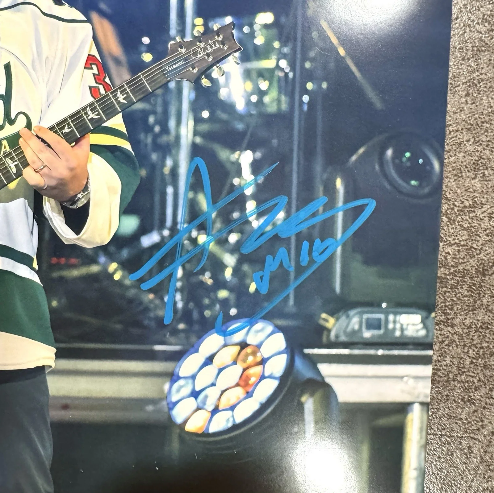 Mitchell Tenpenny Signed Microphone + 8x10 Photo Country Pop Music Singer Proof, изображение 5