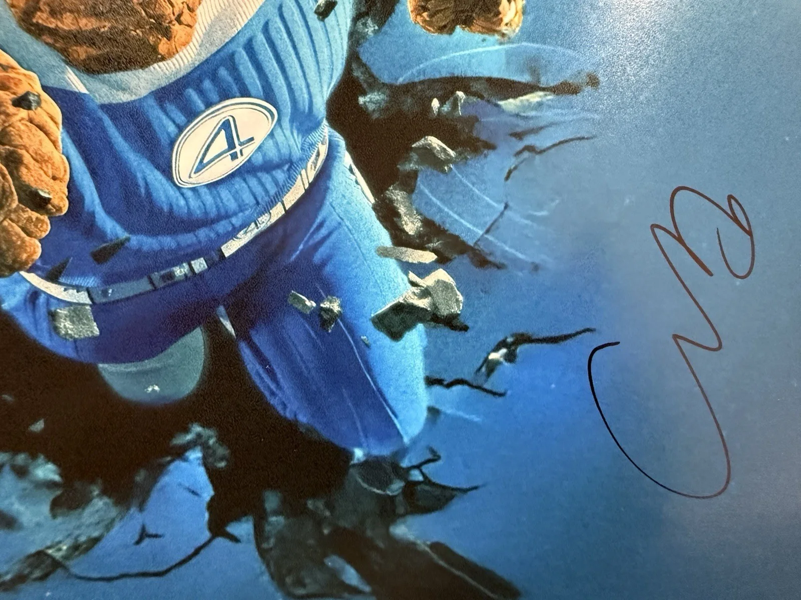 Ebon Moss-Bachrach Signed Fantastic Four, image 2