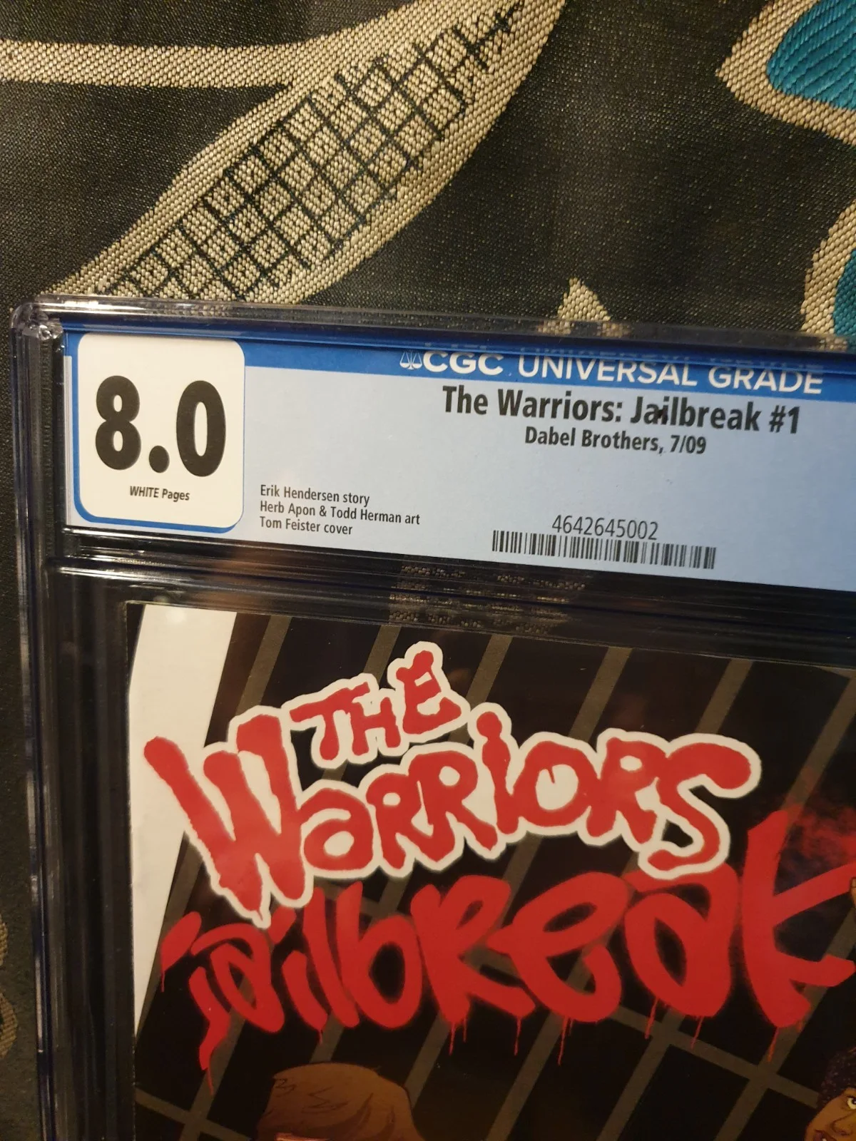The Warriors : Jailbreak #1 CGC 8.0 White pages. New case., изображение 2