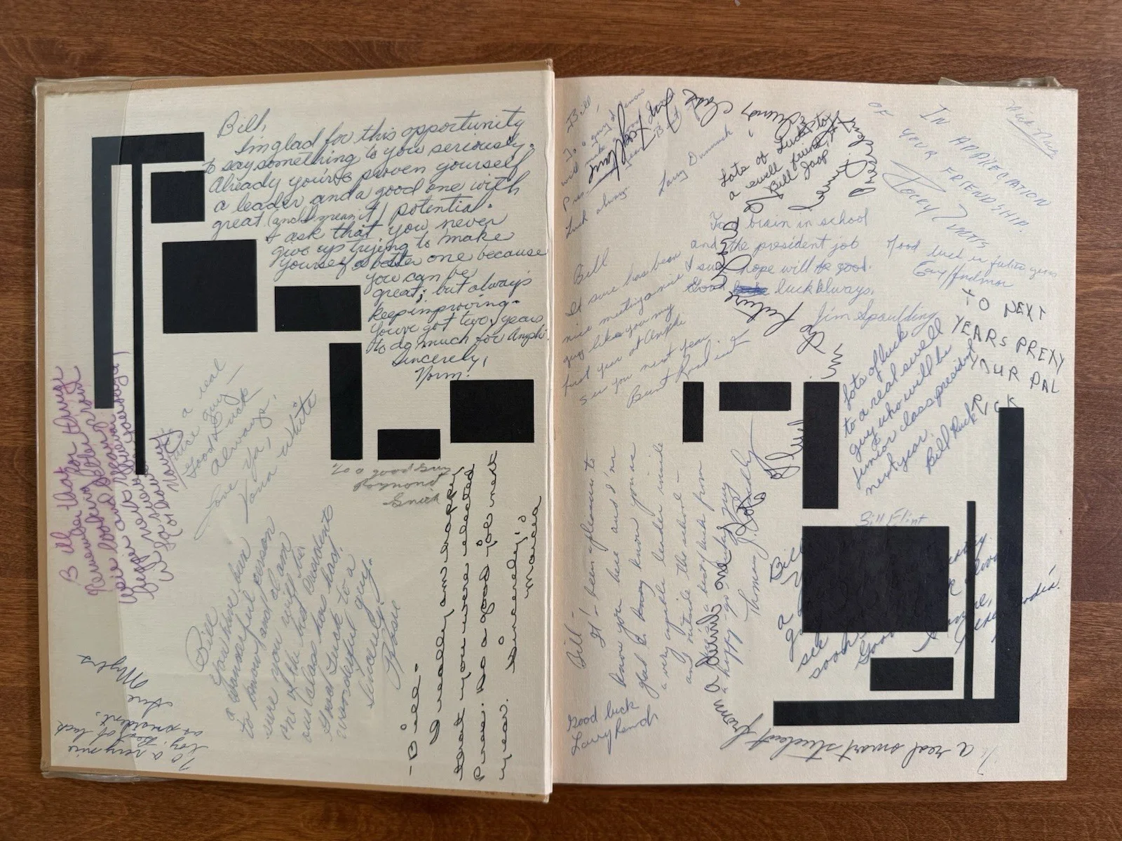 Earl Hindman — Home Improvement Actor Signed Yearbook - Earl Hindman - 1959 - Wilson, изображение 3