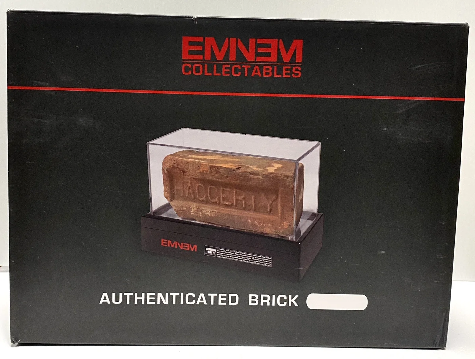Eminem — Eminem Childhood Home Brick Lot w/ Signed COA – PSA Gem Mint 10!, image 4