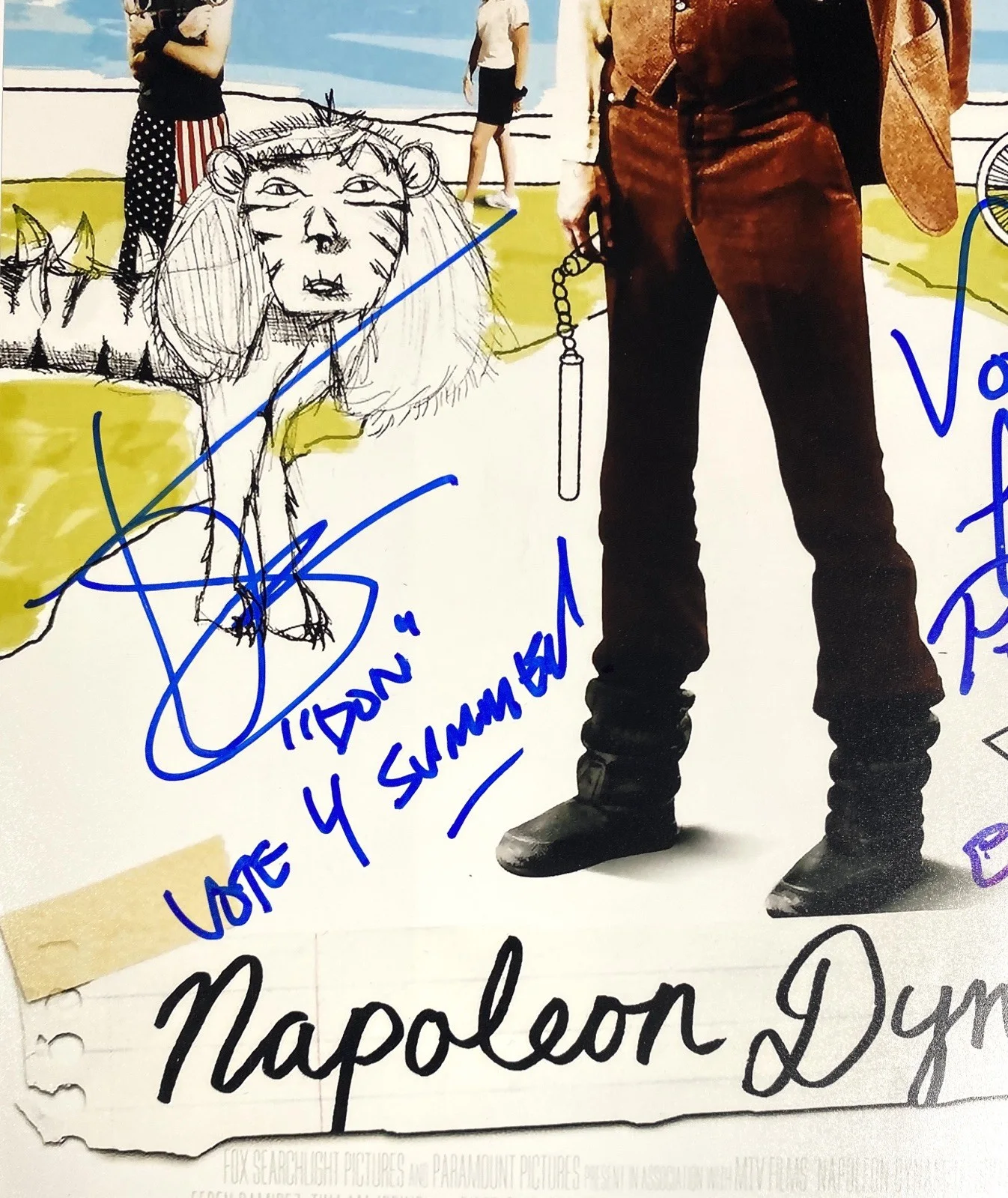 Napoleon Dynamite Cast Signed 11x17 Photo – JSA Authenticated, image 4