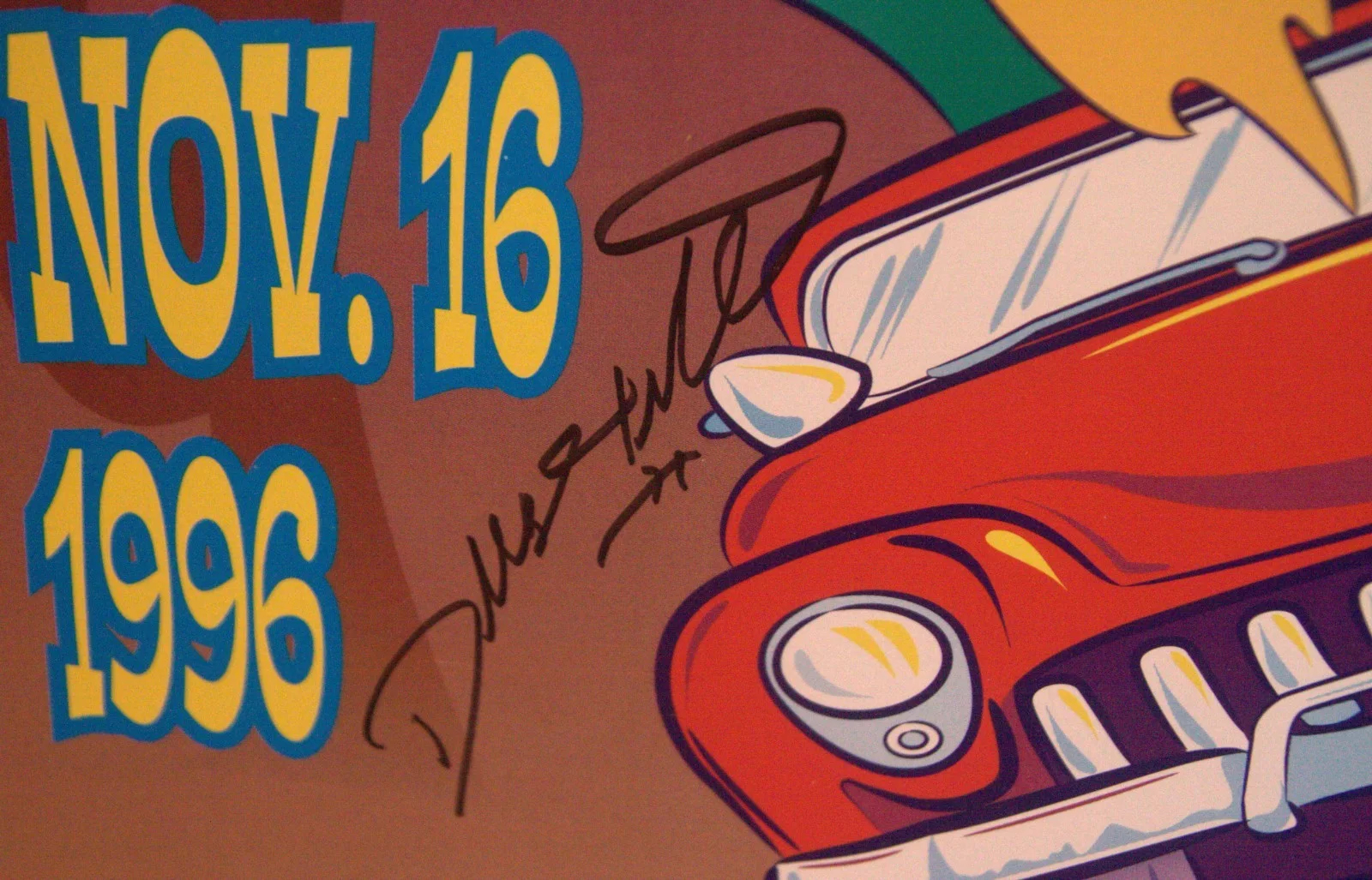 ZZ TOP hand signed autographed poster RARE!! ORIGINAL LINEUP, image 4