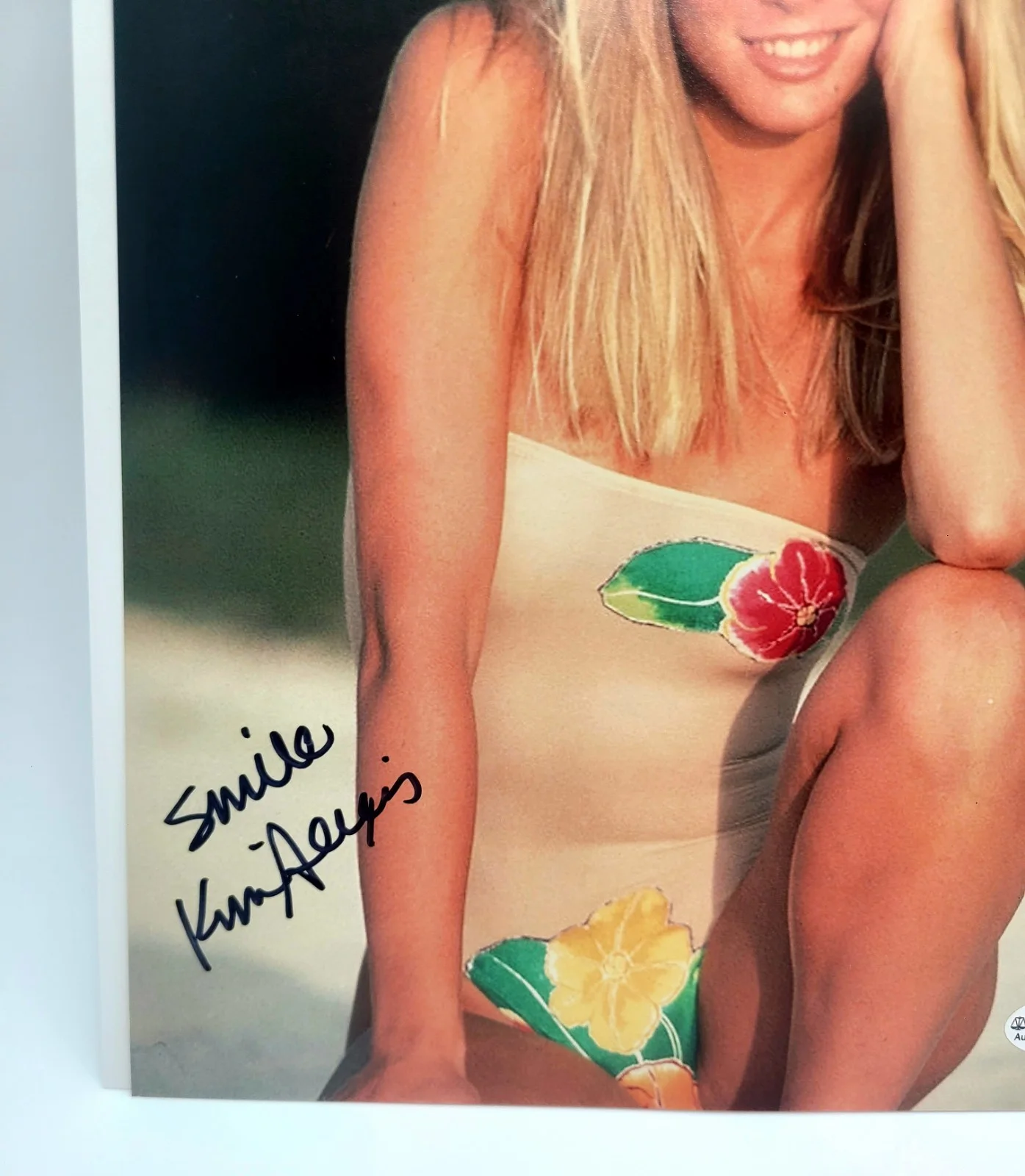 Kim Alexis — Kim Alexis Signed 8x10 Photo 1980s Supermodel Autograph JSA COA, image 2