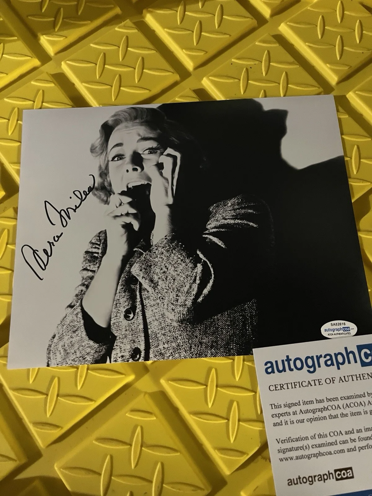 Vera Miles — Vera Miles Psycho Signed 8x10 Photo PICTURE Autographed ACOA Authenticated, изображение 4