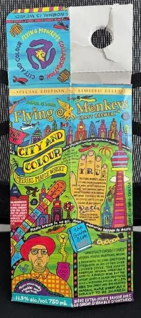 City and Colour Dallas Green Autographed Flying Monkeys Imperial Maple Wheat Box, image 2
