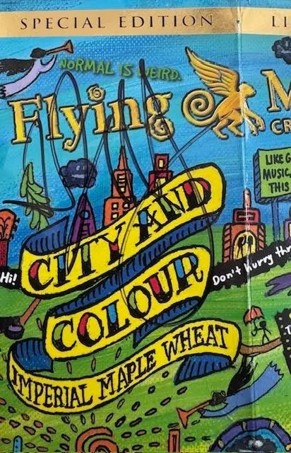 City and Colour Dallas Green Autographed Flying Monkeys Imperial Maple Wheat Box, image 3