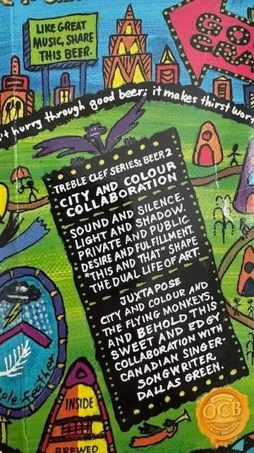 City and Colour Dallas Green Autographed Flying Monkeys Imperial Maple Wheat Box, image 5