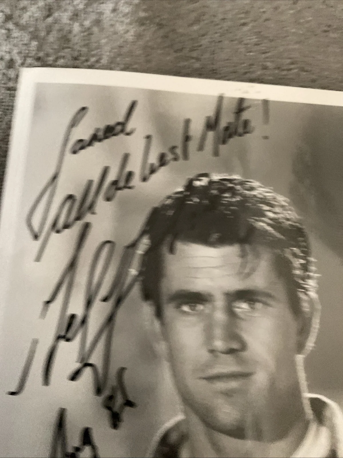 Mel Gibson — Mel Gibson Original Photo Signed 8"X10", image 3