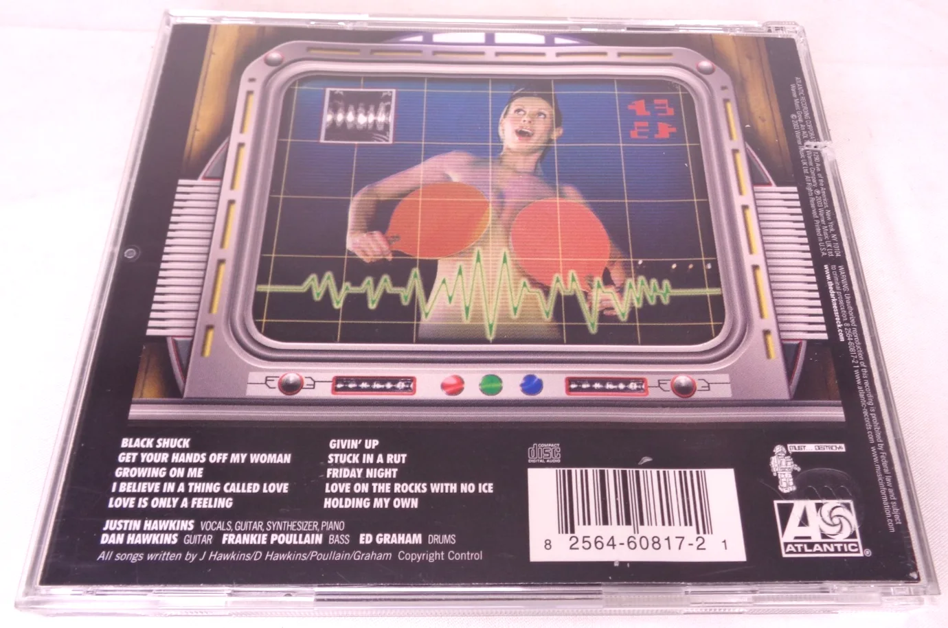 The Darkness: Permission To Land CD Signed Booklet Autographed by Band Hard Rock, image 4