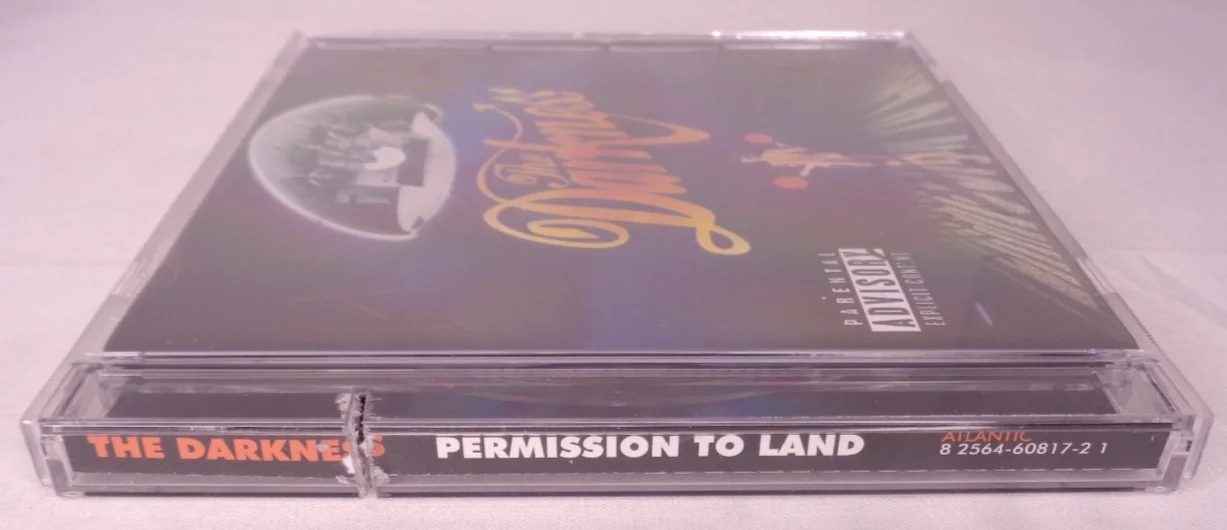 The Darkness: Permission To Land CD Signed Booklet Autographed by Band Hard Rock, image 5