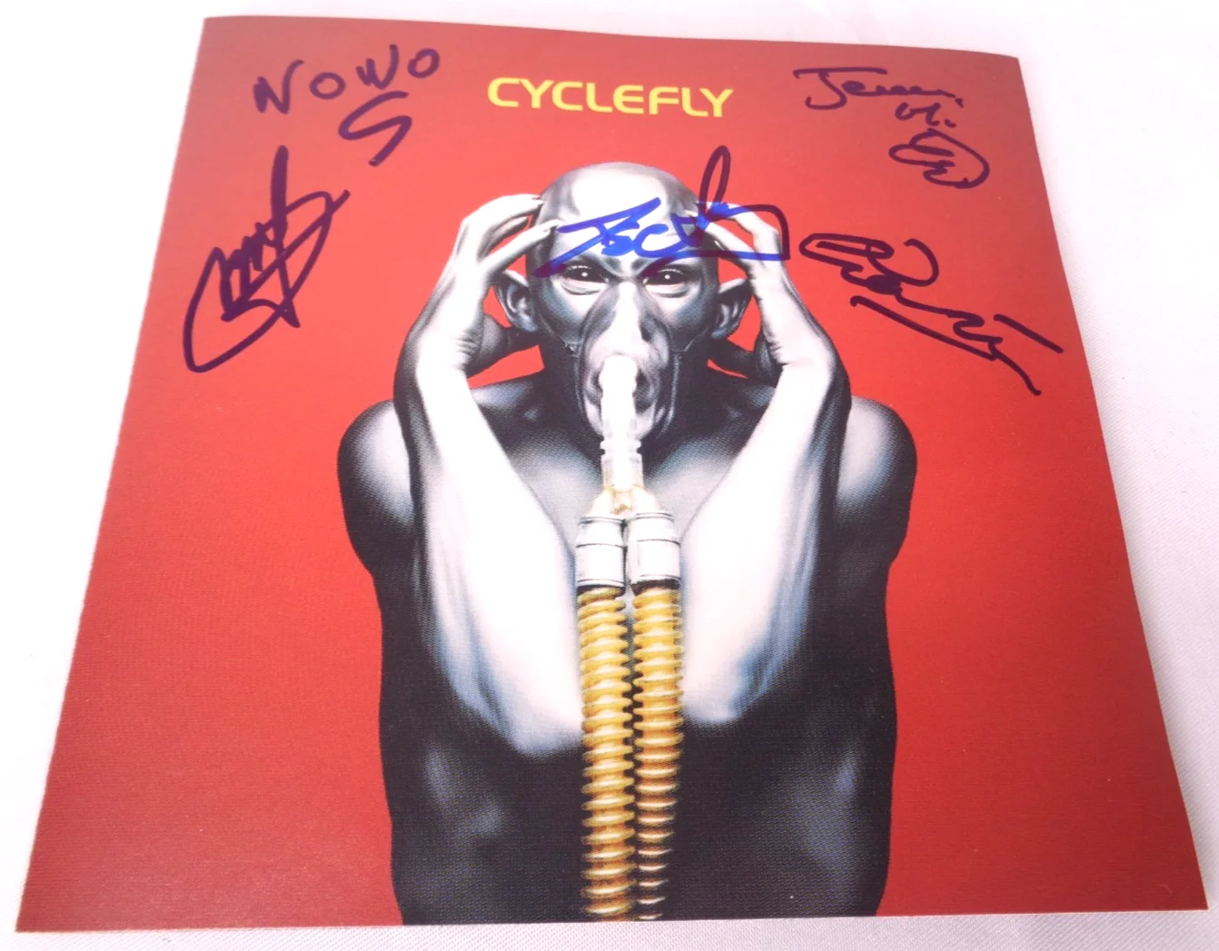 Cyclefly: Generation Sap CD Signed Booklet Autographed by Band Alternative Rock, image 2