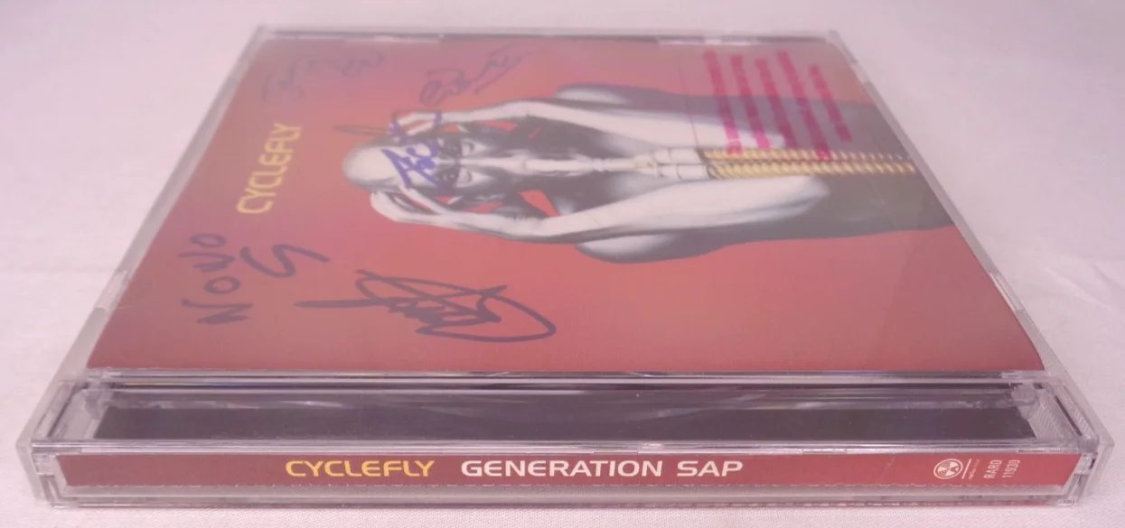 Cyclefly: Generation Sap CD Signed Booklet Autographed by Band Alternative Rock, image 5