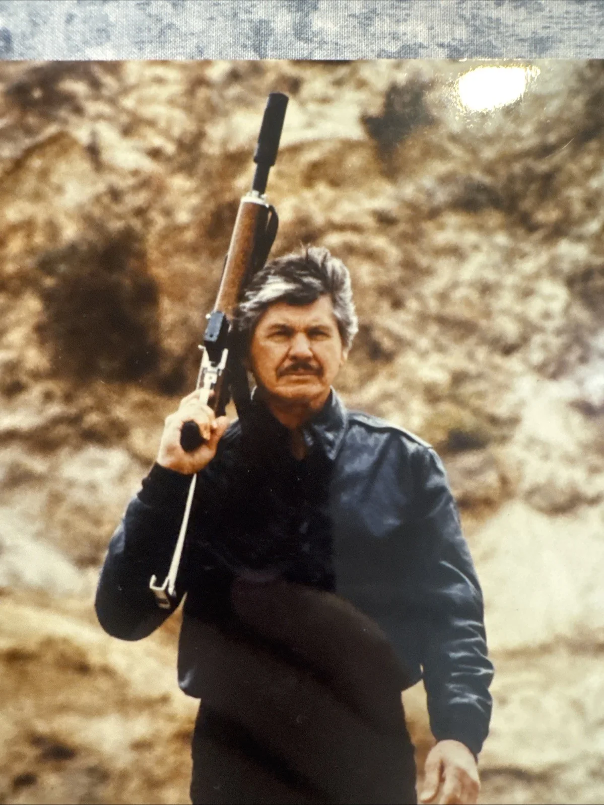 Original 8 X 10 Photograph Autographed By Charles Bronson Authentic, image 2