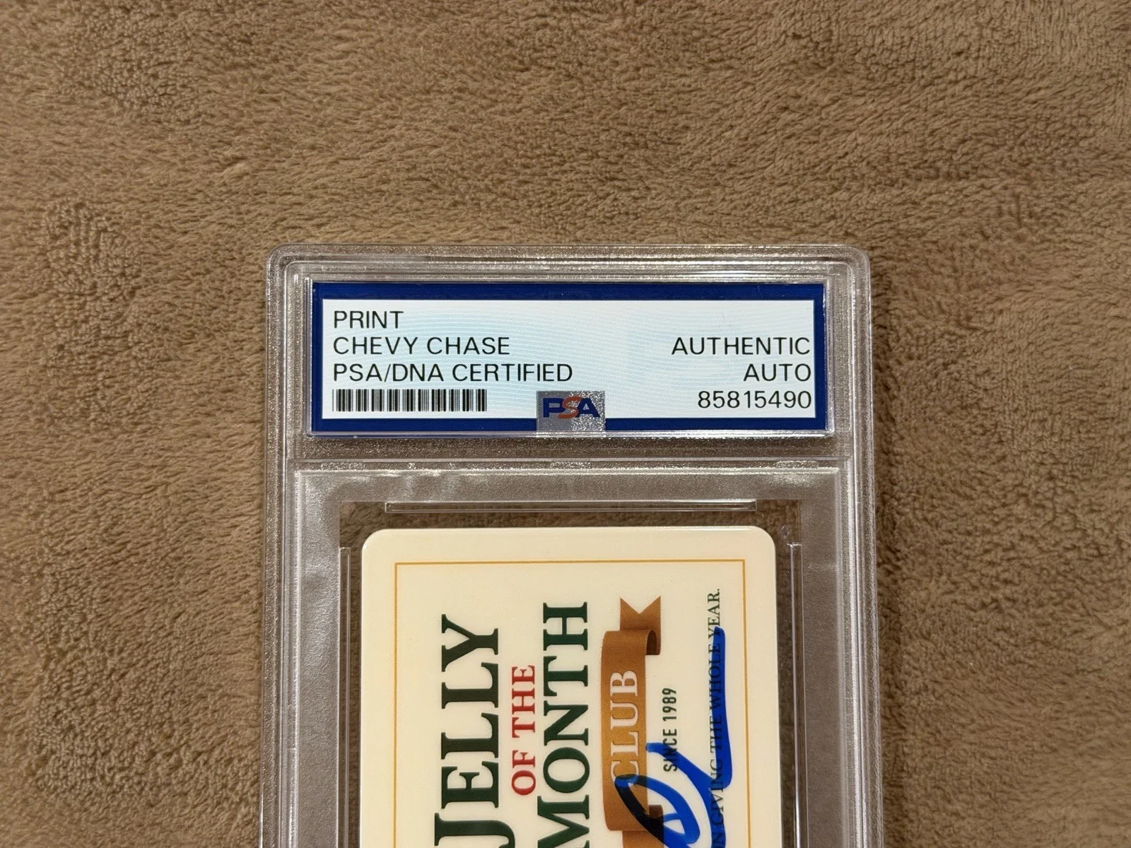 Chevy Chase Signed Jelly Of The Month Club Card PSA Autograph Authentic Clark, изображение 3