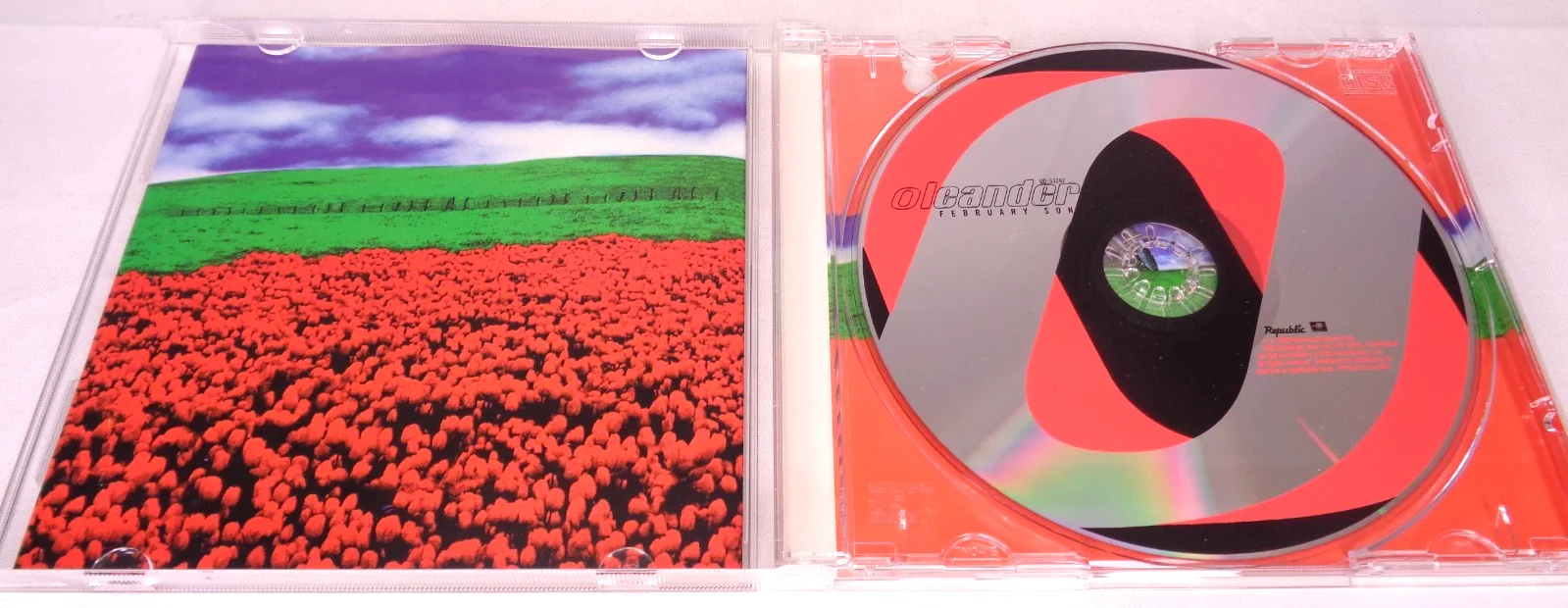 Oleander: February Son CD Signed Booklet Autographed by Band CA Post-Grunge, image 3
