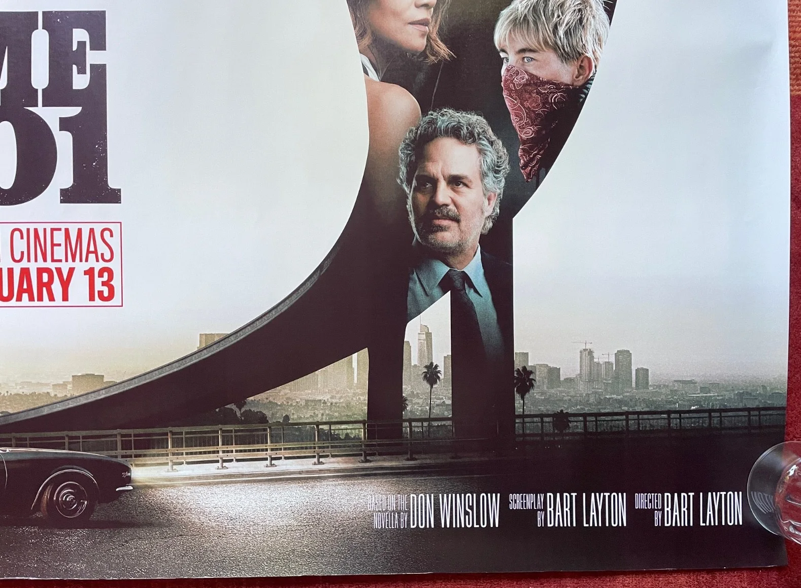 CRIME 101 (2026) Original UK Advance Quad Movie Poster Halle Berry, изображение 5