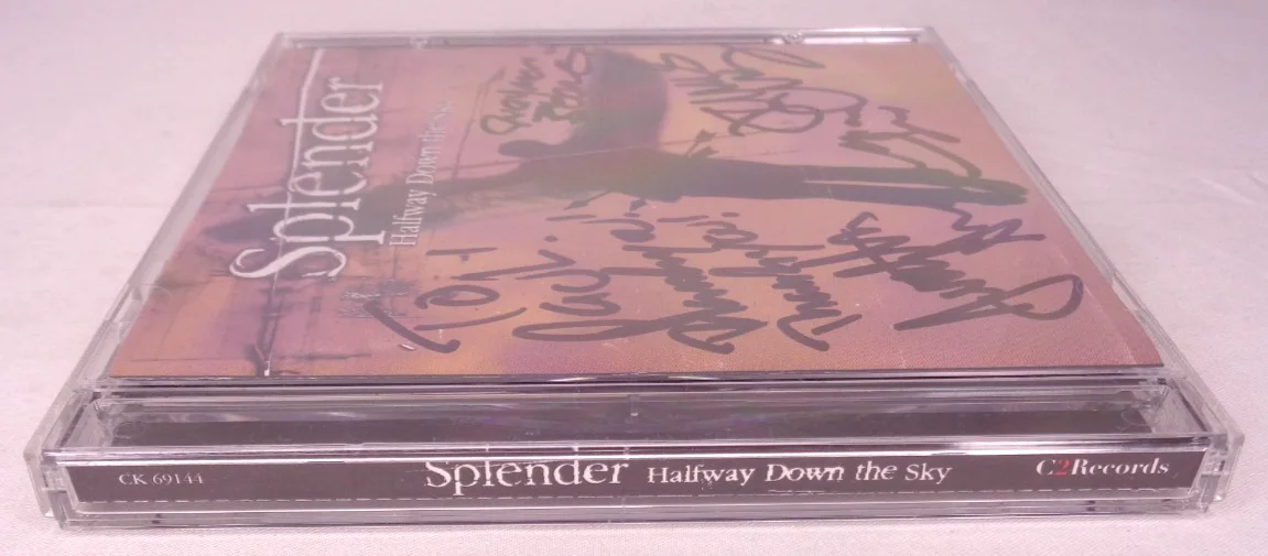 Splender: Halfway Down The Sky CD Signed Booklet Autographed by Band NYC Rock, image 5