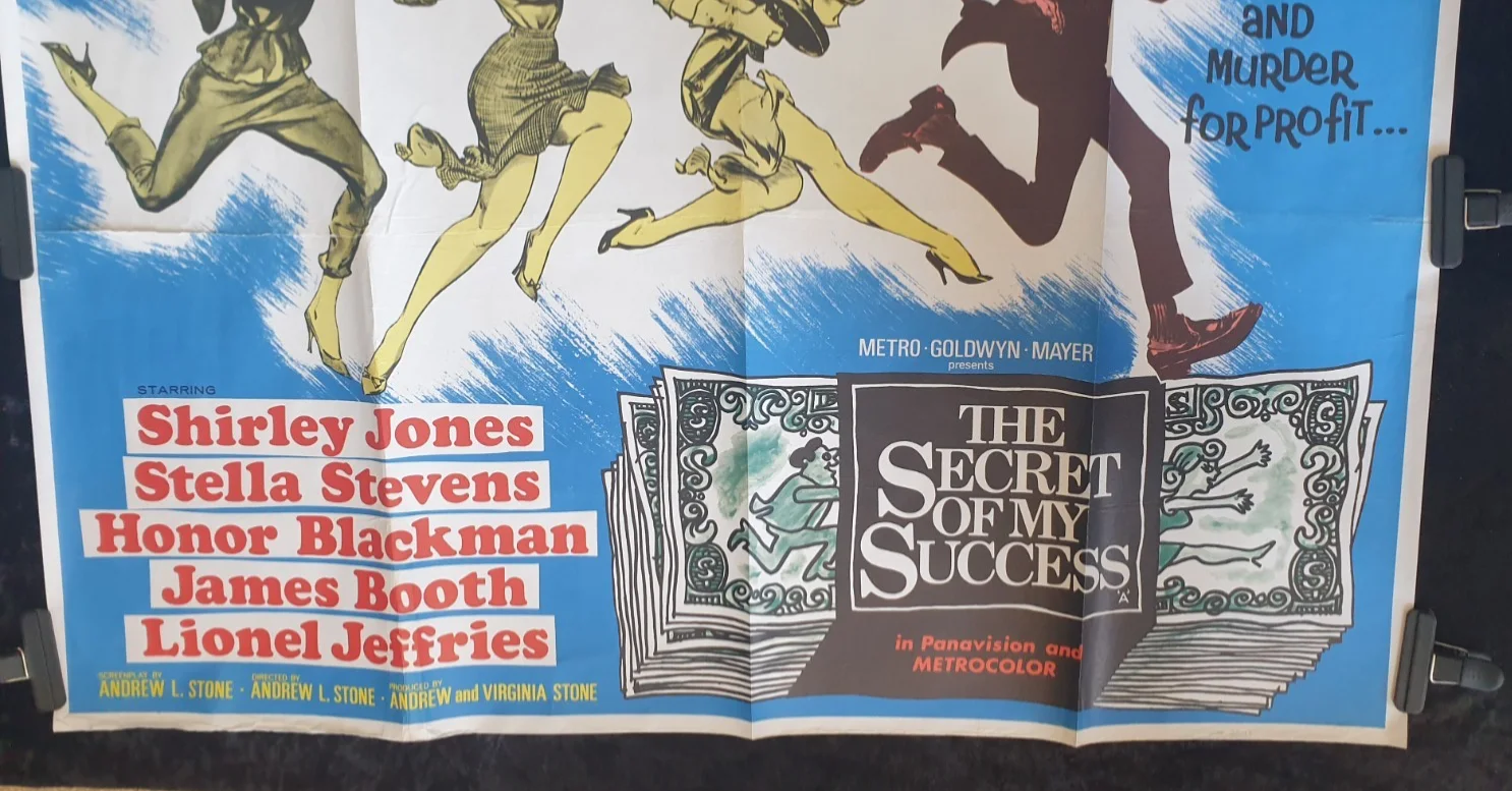 The Secret of My Success Original UK Quad Poster 40x30 Shirley Jones Blackman, изображение 3
