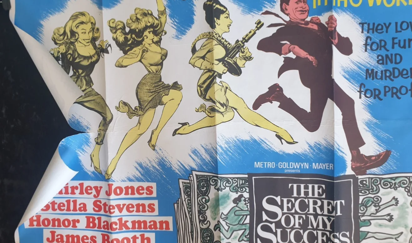 The Secret of My Success Original UK Quad Poster 40x30 Shirley Jones Blackman, изображение 4