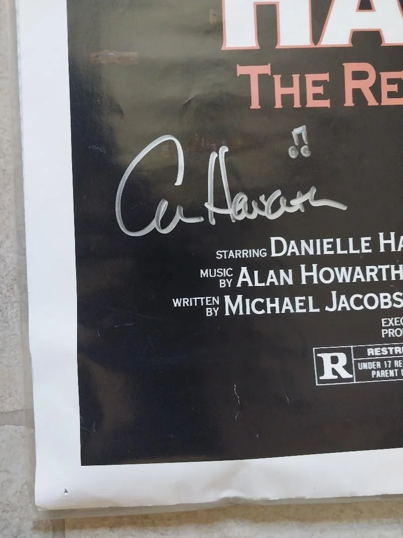 Don Shanks Danielle Harris Beau Starr Ellie Cornell Tamara Glynn — HALLOWEEN 5 The Revenge of Michael Myers SIGNED original 1989 One Sheet Poster, изображение 4