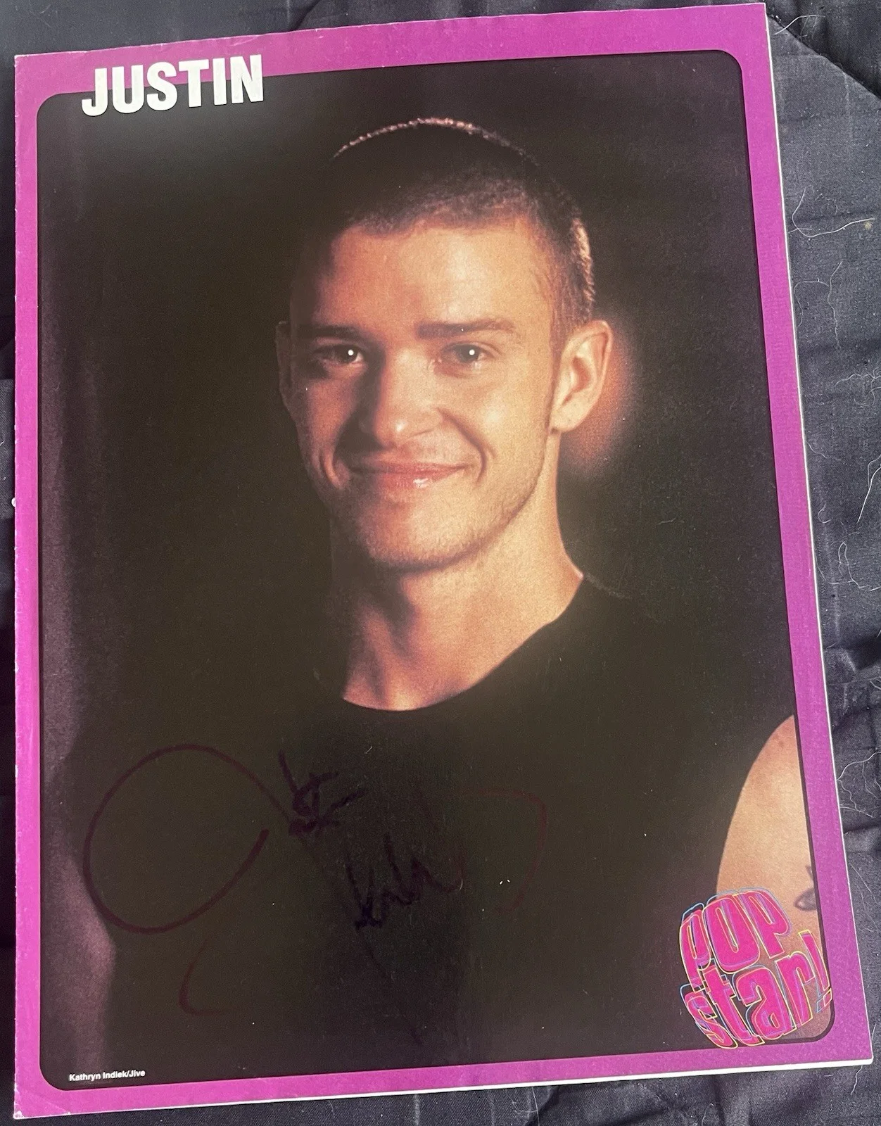 *JUSTIN TIMBERLAKE*SIGNED*AUTOGRAPHED*PICTURE*NSYNC*COA*, image 3