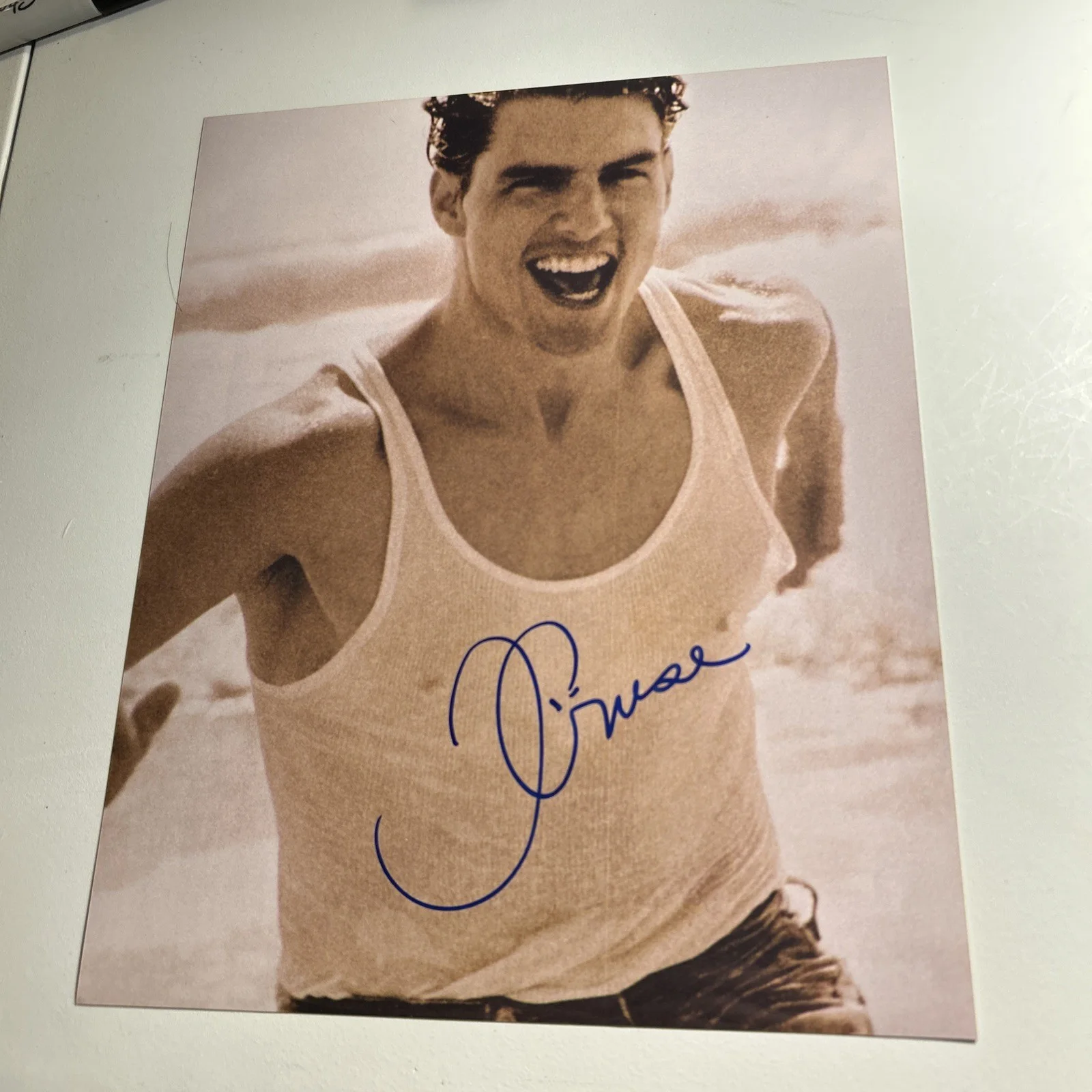 Tom Cruise 8 X 10” Photo Autographed Coa Top Gun, image 3