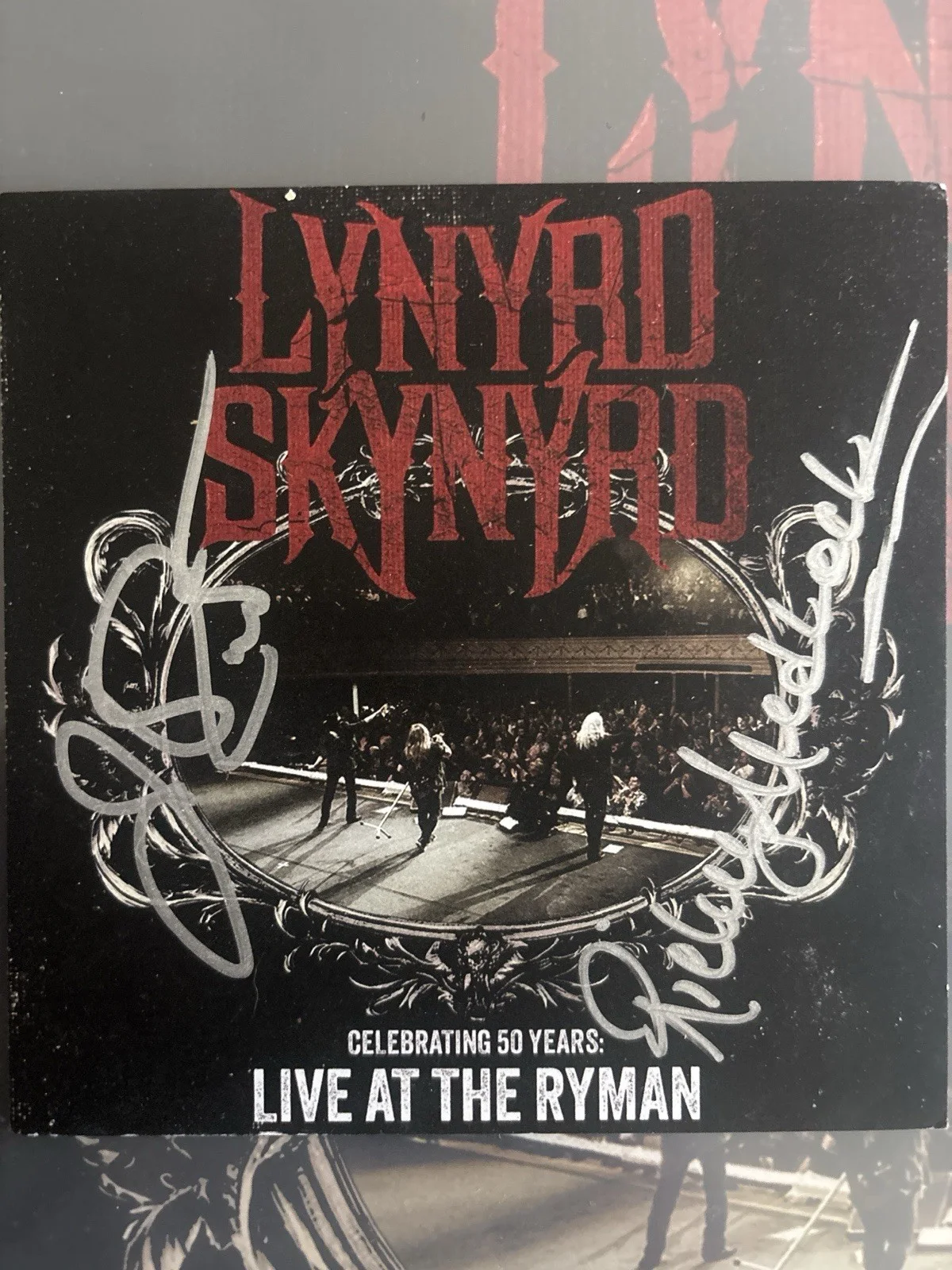 Lynyrd Skynyrd Live At The Ryman Vinyl SIGNED Autographed Insert 50 Years LP NM, изображение 2