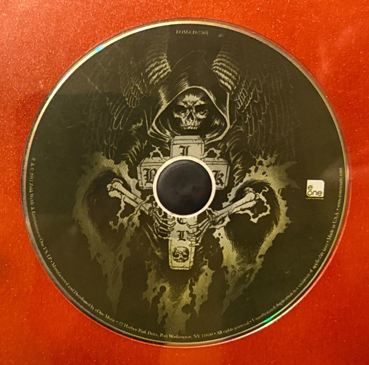 Zakk Wylde Signed Autographed Framed 2011 Black Label Society CD Cover and CD, изображение 3