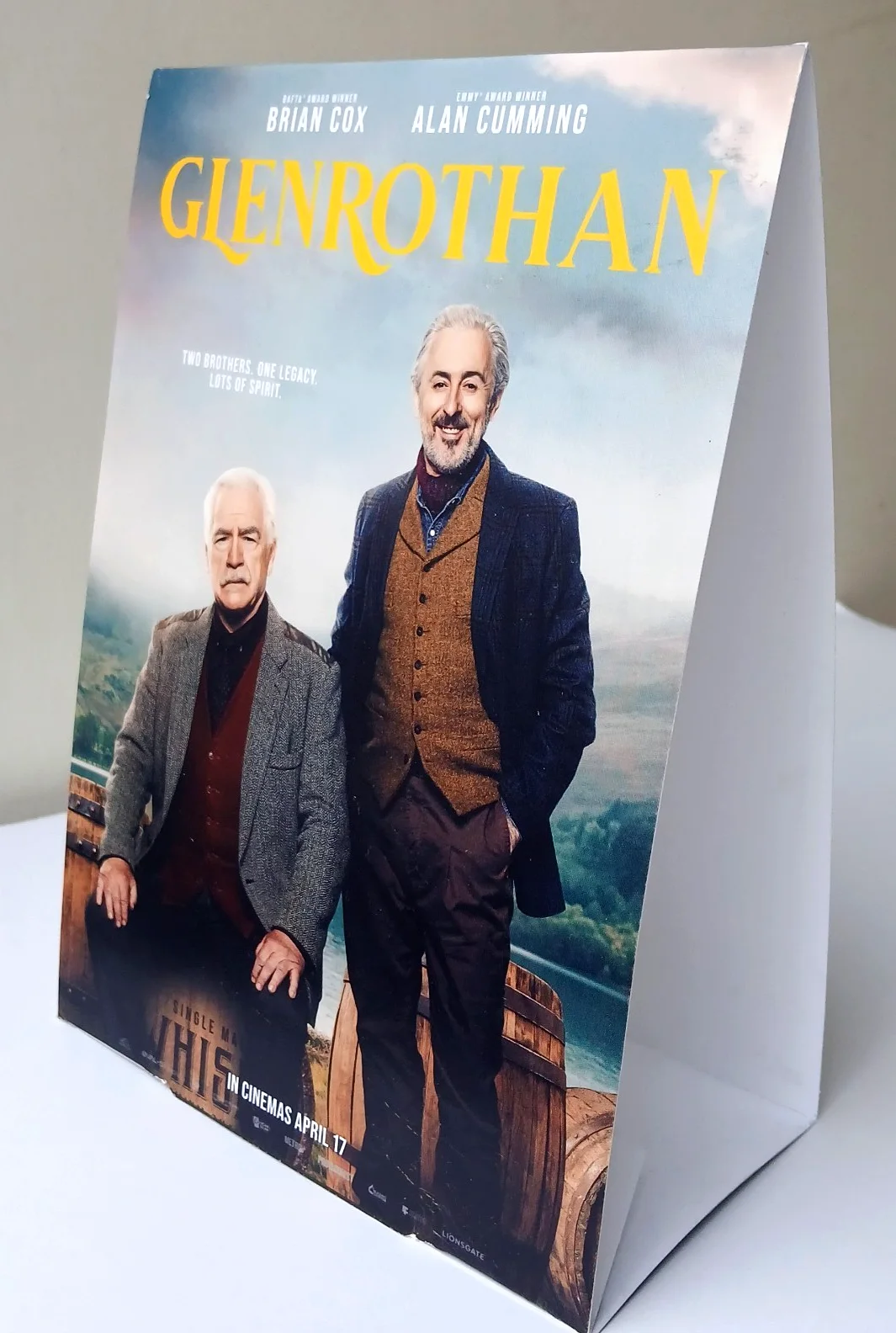 Glenrothan Film Movie Card Display 21 x 15 cm - Brian Cox Alan Cumming, image 5